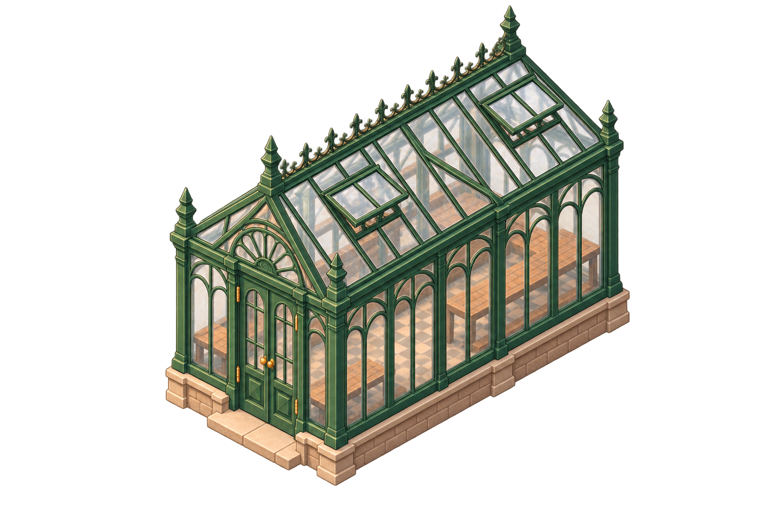 Victorian Greenhouse decoration from the WordNest garden shop